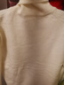 恒源祥高檔新款羊毛衫女半高領(lǐng)短款毛衣寬松顯瘦百搭大碼針織打底衫 低圓領(lǐng)-白色 厚款 2XL 130-140斤 曬單實(shí)拍圖