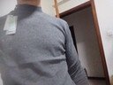 七匹狼【純棉中領(lǐng)】秋衣秋褲男防風(fēng)護頸半高領(lǐng)保暖內衣套裝 曬單實(shí)拍圖