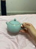 雅瓷[中秋禮物]汝窯陶瓷茶水分離杯家用帶蓋帶中漏辦公室泡茶杯同心杯 汝窯同心杯290ml1只 曬單實(shí)拍圖