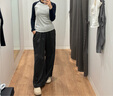森馬（Semir）毛衣女冬季oversize小羊落肩2025溫柔可愛慵懶套頭衫109725107008 曬單實拍圖