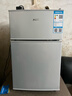奧克斯（AUX）家用雙門(mén)迷你小型冰箱 冷藏冷凍保鮮小冰箱 宿舍租房節能電冰箱 【國家補貼】BCD-24K118 基礎款 銀色 曬單實(shí)拍圖