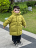 齊齊熊【鵝絨服】齊齊熊男童鵝絨羽絨服寶寶冬季兒童中長(cháng)款加厚保暖外套 曬單實(shí)拍圖