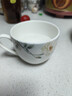 國玥骨瓷馬克杯中式早餐杯家用咖啡杯碟辦公室下午喝茶茶杯 素錦花開(kāi)早餐杯1個(gè) 曬單實(shí)拍圖