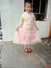 葉余女童外套公主裙夏款童裝套裝中國風(fēng)漢服兒童女六一兒童節表演服裝 粉色 花朵長(cháng)袖春秋款 150 建議身高1米4 曬單實(shí)拍圖