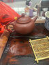 紫來(lái)順宜興紫砂壺精品粗砂朱泥大紅袍水平壺純全手工功夫茶具紫砂壺單壺 大紅袍水平壺 130ml 曬單實(shí)拍圖