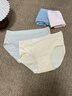 浪莎（LangSha）【首次免洗】女士?jì)妊澟兠奚ＰQ絲抑菌中腰無(wú)痕大碼少女三角褲 曬單實(shí)拍圖