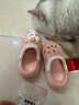 土豆屋兒童拖鞋小孩軟底室內外防滑夏涼拖男女童寶寶洞洞鞋 兔150碼 曬單實(shí)拍圖