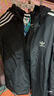 adidas經(jīng)典三條紋運動(dòng)連帽夾克外套男女秋季阿迪達斯三葉草 黑色   2XL 曬單實(shí)拍圖