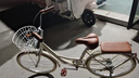飛鴿（FLYING PIGEON）自行車(chē)成人通勤車(chē)自行車(chē)學(xué)生單車(chē)成人自行車(chē)通勤自行車(chē)女士自行車(chē) 標配奶油米|單速|(zhì)輻條輪+禮包 24寸適合150-170cm 曬單實(shí)拍圖