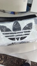 adidas男女大童純棉運動(dòng)上衣圓領(lǐng)短袖T恤兒童夏季阿迪達斯三葉草   白色/鳥(niǎo)羽藍   152 曬單實(shí)拍圖