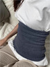 LUCYLEE日本護(hù)腰帶保暖女士腰圍男護(hù)胃護(hù)肚子暖腰帶暖胃神器薄款秋冬 灰色 均碼 曬單實(shí)拍圖