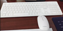 飛利浦（PHILIPS）SPT6318無(wú)線(xiàn)鍵鼠套裝辦公蘋(píng)果MAC臺式電腦筆記本人體工學(xué)鍵盤(pán)鼠標套裝企業(yè)采購 白色 曬單實(shí)拍圖