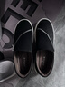 Pansy日本厚底舒適板鞋女一腳蹬輕便百搭秋季新款女鞋4249 黑色  37  曬單實(shí)拍圖