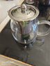 京東京造 茶壺 耐高溫玻璃泡茶煮茶具飄逸杯電陶爐燒水壺650ml 曬單實(shí)拍圖