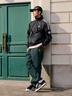adidas休閑簡(jiǎn)約三條紋梭織立領(lǐng)夾克外套男裝秋季阿迪達斯三葉草   黑色 (偏小，推薦買(mǎi)大1碼)   S 曬單實(shí)拍圖