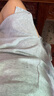 百圖betu女裝夏季新款連衣裙自然瘦腰泡泡袖短袖連衣裙女2304T90 灰色 L 曬單實(shí)拍圖