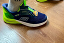 Skechers斯凱奇閃穿鞋兒童時(shí)尚休閑運動(dòng)鞋男童春夏網(wǎng)面透氣跑步鞋405310L 曬單實(shí)拍圖