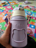 幾物森林兒童保溫杯學(xué)生吸管杯大容量男女水杯316不銹鋼底一杯三蓋紫500ml 曬單實(shí)拍圖