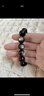 雅薇妮天然銀曜石手串雙貓眼黑曜石女男款手鏈招財護身轉運禮物情侶 【7A收藏級】天然銀曜石手鏈約14mm 曬單實(shí)拍圖