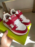 江博士學(xué)步鞋運動(dòng)鞋秋季男女童舒適休閑國貨兒童鞋B14243W001米/紅24 曬單實(shí)拍圖