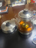 金灶（KAMJOVE）煮茶器養生壺保溫一體全自動(dòng)噴淋式煮茶壺玻璃燒水壺 蒸汽蒸茶壺恒溫水壺 E85 煮茶壺 0.8L 曬單實(shí)拍圖