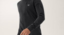 ARC'TERYX始祖鳥(niǎo) RHO LT CREW NECK 男子 內層長(cháng)袖上裝 BLACK/黑色 L 曬單實(shí)拍圖