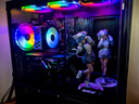 瓦爾基里（VALKYRIE）VK03-M LITE BLACK 黑色 M-ATX 游戲電腦臺式機箱 支持360水冷 曲面玻璃270°海景房 曬單實(shí)拍圖