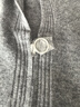 伊芙麗（eifini）蔣欣代言無(wú)縫成型氣質(zhì)連帽拉鏈通勤羊毛針織開(kāi)衫女秋冬新款上衣 灰色 M 110-128斤 曬單實(shí)拍圖