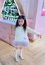 G.DUCKKIDS小黃鴨公主裙女童連衣裙春秋兒童小香風裙子秋冬女寶寶毛衣針織裙 小香風 90 建議1~2歲【 80-90cm】cm 曬單實拍圖