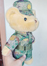 【次日達】兵哥哥迷彩小熊公仔玩偶生日禮物毛絨玩具結婚紀念品 定制B款：名牌+腰帶+領(lǐng)銜 曬單實(shí)拍圖