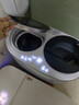 美的（Midea）分區洗波輪迷你洗衣機 MNBB10VH70E 內衣洗衣機小型嬰兒懶人洗衣機 雙子座 同洗同脫 國家補貼 曬單實(shí)拍圖