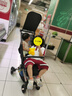 普洛可（PLAYKIDS）K11旅行遛娃神器輕便可折疊便攜嬰兒推車(chē)可坐可躺兒童遛娃口袋車(chē) 黑天使 曬單實(shí)拍圖