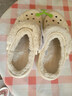 卡駱馳（CROCS）貝雅暖絨克駱格洞洞鞋|206633 冬日白-11S 40(250mm)  曬單實(shí)拍圖