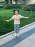 海德（HEAD）HEAD海德競速跳繩學(xué)生中考體育考試幼兒園初學(xué)專(zhuān)用兒童成人訓練繩 靜音雙軸承鋼絲款【鋼絲內芯/可調節】胭脂粉 曬單實(shí)拍圖