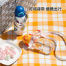 樂(lè )扣樂(lè )扣（LOCK&LOCK）兒童水杯Tritan材質(zhì)直飲學(xué)生戶(hù)外背帶杯子寶寶便攜水壺400ml黃色 曬單實(shí)拍圖