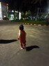 贏(yíng)一貝（Yingyibei）男童運動(dòng)套裝秋裝嬰兒衣服兒童運動(dòng)服新款女童寶寶春秋外套秋季 安哥拉紅色 110 曬單實(shí)拍圖