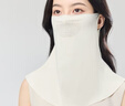 玖慕（JIUMU）冰絲防曬面罩女士夏季防紫外線(xiàn)遮陽(yáng)面紗開(kāi)車(chē)護頸脖套透氣全臉口罩 曬單實(shí)拍圖