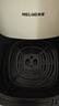 美菱（MeiLing）空氣炸鍋家用大容量 可視 不用翻面 大功率 全自動(dòng)智能多功能電炸鍋 無(wú)油低脂煎炸 【可視免翻面】雙旋鈕椰奶白金 6L 曬單實(shí)拍圖