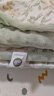歐孕（OUYUN）嬰兒被子豆豆毯秋冬蠶絲恒溫雙層兒童幼兒園毛毯 果園140 曬單實(shí)拍圖