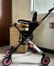 AMORHOME遛娃神器嬰兒推車(chē)兒童手推車(chē)輕便可折疊高景觀(guān)寶寶小推車(chē)溜娃神車(chē) 櫻花粉 傘【全包款】 曬單實(shí)拍圖
