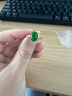 雅隱天然和田碧玉戒指女款S925銀菠菜綠玉指環(huán)簡(jiǎn)約百搭可調節配證書(shū) 白金色 開(kāi)口可調節 曬單實(shí)拍圖