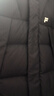 FILA FUSION斐樂(lè )潮牌情侶長(cháng)款羽絨服2025冬季90%鵝絨新款保暖連帽外套 正黑色-BK M 170/92A/M 曬單實(shí)拍圖