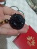吉照堂天然正品黑曜石吊墜有求必應貔貅項鏈送男女士生日禮物護身符掛件 【有求必應】黑曜石貔貅吊墜 曬單實(shí)拍圖