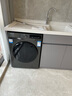 海爾（Haier）【39S初色系列】滾筒洗衣機10公斤單洗/洗烘一體帶烘干 超薄嵌入全自動(dòng)家用大容量 家電以舊換新 【洗烘一體】六維減震+3檔空氣洗+智能蒸汽柔烘 曬單實(shí)拍圖