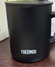 膳魔師（THERMOS）保溫杯不銹鋼馬克簡(jiǎn)約帶蓋牛奶咖啡把手水杯辦公卡通聯(lián)名JDG-351 黑色 340ml 曬單實(shí)拍圖