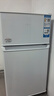 海爾（Haier）88升小冰箱冰箱雙開(kāi)門(mén)小戶(hù)型迷你家用租房宿舍辦公室節能省電BCD-88GHTMZ0WV家電國家補貼15% 曬單實(shí)拍圖