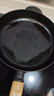 典匠鑄鐵煎鍋平底鍋24cm聚油煎鍋加厚無(wú)涂層生鐵鍋家用烙餅早餐煎蛋鍋 曬單實(shí)拍圖