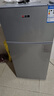 志高電冰箱雙門家用節(jié)能冰箱出租屋冷藏冷凍環(huán)保迷你冰箱辦公室公寓租房宿舍低噪電冰箱 S192銀色一級能效【萬人推薦】 曬單實拍圖