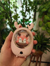 名創(chuàng  )優(yōu)品（MINISO）2025新款3c認證暖手寶送女生暖手神器長(cháng)續航暖寶寶可愛(ài)萌寵捂迷你手握充電熱生日禮物學(xué)生適用小米 粉小鹿【1秒速暖｜熱敷暖宮｜6500毫安大容量】 曬單實(shí)拍圖