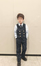 衣諾坊兒童演出服西服套裝男女生團體表演服飾主持人西裝女生連衣裙套裝 曬單實(shí)拍圖